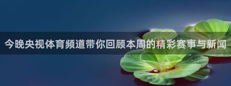今晚央视体育频道带你回顾本周的精彩赛事与新闻