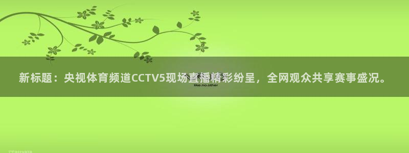 新标题：央视体育频道CCTV5现场直播精彩纷呈，全网观众共享赛事盛况。